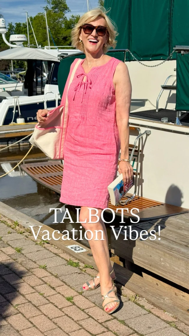 #talbotspartner If you’re packing for a summer getaway, or just want to bring those relaxed vacation vibes home, you’ll love these fabulous Talbots finds, especially with 40% off right now! 🌴

Think breezy, linen, easy dresses and polished separates that make getting dressed simple. I’m taking some of my favorites with me to Maine this summer, and I’m showing you how I styled them into 3 easy outfits that are chic, comfortable, and flattering. 

Now I’d love to know… Which look would you pack first? ☀️✈️

GET 40% OFF YOUR ENTIRE PURCHASE @talbotsofficial 

🛍️Comment SHOP below to receive a DM with the link to this post on my LTK ⬇ https://liketk.it/6gDHz

@shop.ltk #liketkit 

 #talbots #mytalbots 

#talbotsstyle summerlinen fashionover40 over50style modernclassicstyle womenover50style vacationstyle