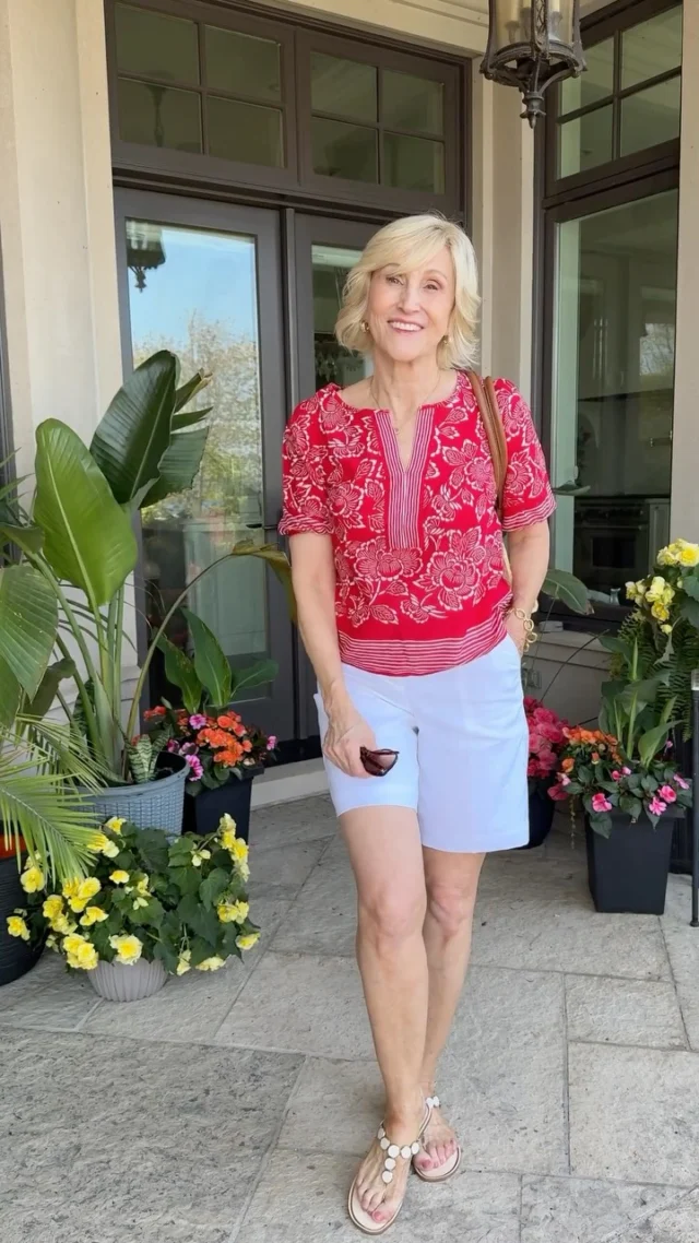 Can you wear shorts after 50 or 60+? It’s easier than you think when you own a pair of @talbotsofficial white linen shorts. I love these breezy shorts because they feel soft and comfy, and look chic!🥰

The high waist holds in any midlife middle, and they’re the perfect length. I love how they’re a great backdrop for all the gorgeous, colorful tops you’ll find in Talbots new summer collection!☀️

🛍️Comment SHOP below to receive a DM with the link to this post on my LTK ⬇ https://liketk.it/6dAz2

#talbotspartner #talbots #over50style #over50andfabulous #over50women