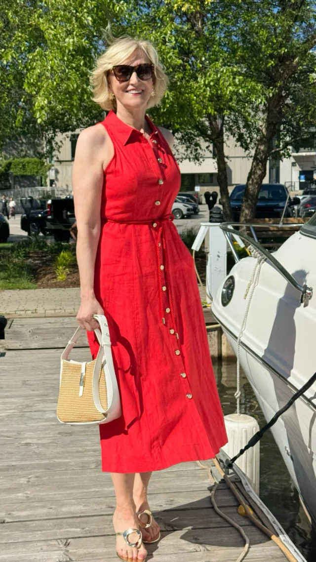 Some days, all you need is one beautiful dress and you’re ready to go. ❤️

I’ve always loved linen for the warmer months, and this red dress from @macys is such a confidence booster. The rope belt gives it a relaxed, effortless feel, while the woven bag and gold sandals add just the right touch of texture and shine. It’s the kind of outfit that works whether you’re heading out for lunch, browsing your favourite shops, or meeting friends for dinner.

Debs Style tip: Don’t be afraid to wear bold colours. A vibrant shade like red does all the talking, so keep your accessories simple with natural textures and metallics for a timeless, elegant finish.

🛍️Comment SHOP below to receive a DM with the link to this post on my LTK ⬇ https://liketk.it/6haCz

#macys #over50style #over50andfabulous #over50women #over50fashion